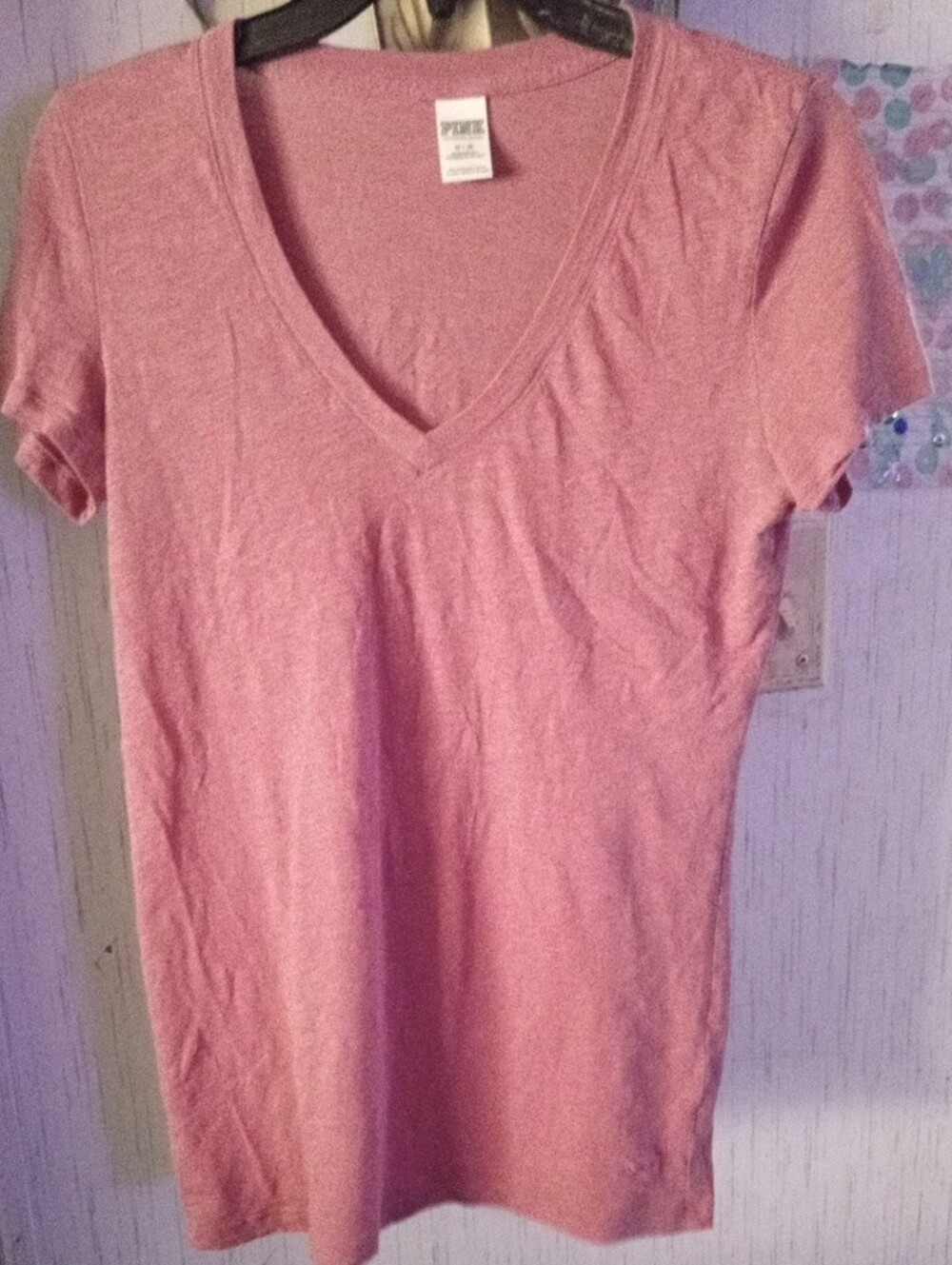 PINK Victoria's Secret Mauve/Pink Sleepwear Top - Picture 5 of 6